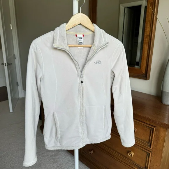The North Face Beige Fleece Jacket - Picture 3 of 5